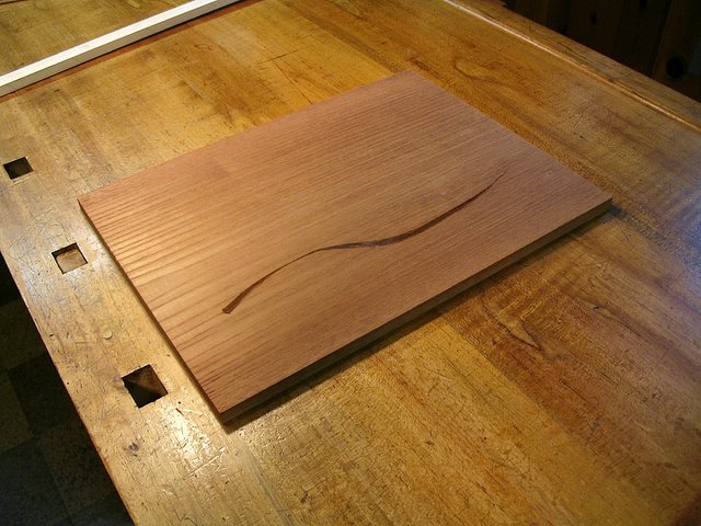 Carving in Suitable Panel From Right Front